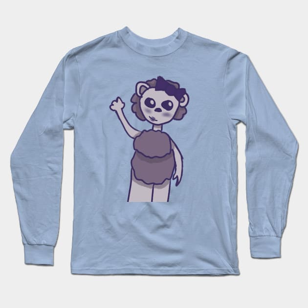 Lilliana The Sheep  Kids Long Sleeve T-Shirt by BeautifulLands 